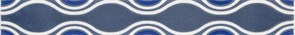 Плитка Vivian Blue Fala 4.8x40