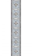 CE1J491 Carrara бордюр сер вензеля 8х44