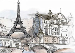 EIFEL INSERT TOWER 25X35