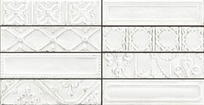 Декор Eden Tin Bianco 7x28 R12C