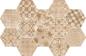 Плитка Epoca Decoro cementine Rosa 21x18 R55U