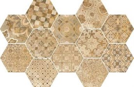 Плитка Epoca Decoro cementine Ocra 21x18 R55T