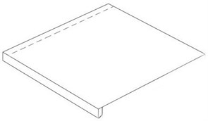 Era Anthracite Scalino Angolare Sx 33х60