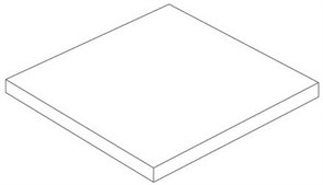 Era Anthracite Scalino Angolare Dx 33х60