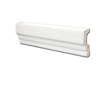 Бордюр Metro Monaco White 5х15