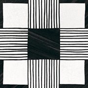 Керамогранит Deco Cloth B&W 20х20