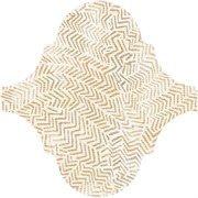 Декор Curvytile Lithium Zig-Zag Cream 26,5х26,5