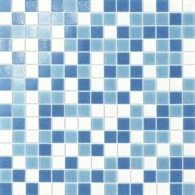 Мозаика Glass Turchese Mix Rete 32,7х32,7