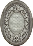 Medallon Yute Bronce-Beige 14*10