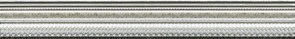 Moldura Yute Plata-Perla 25*3.5