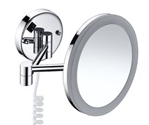 Зеркало с LED-подсветкой,с 3-х кратным увеличением, хром Wasserkraft K-1004