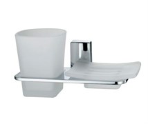 Держатель стакана и мыльницы Wasserkraft Leine K-5026