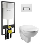 Комплект Vitra Normus 9773B003-7200 кнопка хром