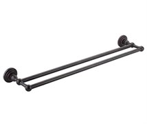 Держатель полотенец двойной, штанга Wasserkraft Isar K-7340