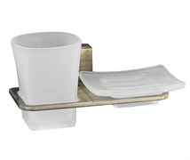 Держатель стакана и мыльницы Wasserkraft Exter K-5226