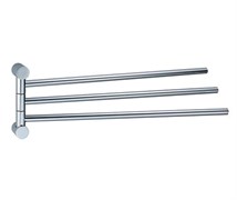 Держатель полотенец 3-е рога Wasserkraft K-1033