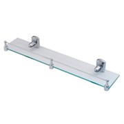 Полка стеклянная с бортиком Wasserkraft Oder K-3044