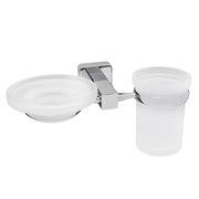Держатель стакана и мыльницы Wasserkraft Lippe K-6526