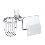 Держатель туалетной бумаги и освежителя Wasserkraft Leine K-5059WHITE