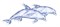 DB2G051D DeepBlue Декор Дельфин 20х44