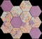 Декор керамич. 42211 MOSAICO SUITE LILLA