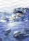 WA2T123D Wave Dolphins Панно 44x60 - фото 51146