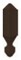 Бордюр Oxford Merton Cacao DCCT 1.5*12.4 - фото 57077
