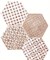 Marrakech Mosaic Granate Hexagon Декор - фото 60023