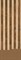 Плитка Symmetry Brown 25*70