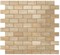 Supernova Onyx Royal Gold Brick Mosaic 30,5x30,5 - фото 69106