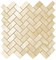 Supernova Onyx Honey Amber Herringbone Mosaic 30,5x30,5 - фото 69107