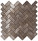 Supernova Onyx Black Agate Herringbone Mosaic 30,5x30,5 - фото 69108
