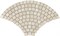 Supernova Stone Ivory Comet Mosaic 27x44 - фото 77722