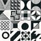 Декор Metro Patchwork B&amp;amp;W 7,5х15