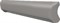 Бордюр Evolution Monaco Gris Claro Brillo 5х15 - фото 78367