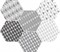 Декор Hexatile Lovely B&amp;W 17,5х20