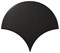 Плитка Scale Fan Black 10,6х12