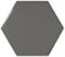 Керамогранит Scale Hexagon Dark Grey 12,4х10,7