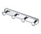 Кронштейн настенный 4 крючка, 24 cm Wasserkraft K-1074