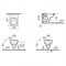 Комплект VitrA S20 9004B003-7204 кнопка хром - фото 82624