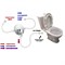 Унитаз-компакт VitrA S20 9800B003-7205 с бидеткой - фото 82666