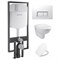 Комплект Vitra Normus 9773B003-7201 кнопка белая - фото 82711
