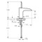 Смеситель для раковины Vitra T4 A42475EXP - фото 82850