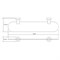 Полка стеклянная Wasserkraft Donau K-9424 - фото 84798