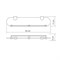 Полка стеклянная Wasserkraft Berkel K-6824 - фото 84861
