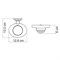 Мыльница стеклянная Wasserkraft Ammer K-7029 - фото 84905