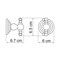 Крючок двойной Wasserkraft Ammer K-7023 - фото 84932