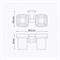 Подстаканник двойной Wasserkraft Wern K-2528D - фото 85253
