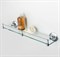 Полка стеклянная с бортиком Wasserkraft Rhein K-6244 - фото 85298