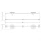 Полка стеклянная с бортиком Wasserkraft Rhein K-6244 - фото 85299